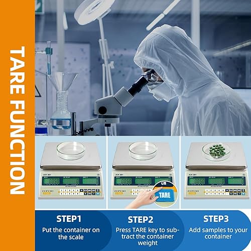 Miniatura 5 de ZUFUMI Báscula de conteo para piezas y monedas, báscula industrial conmutable, balanza digital, báscula electrónica de peso para inventario