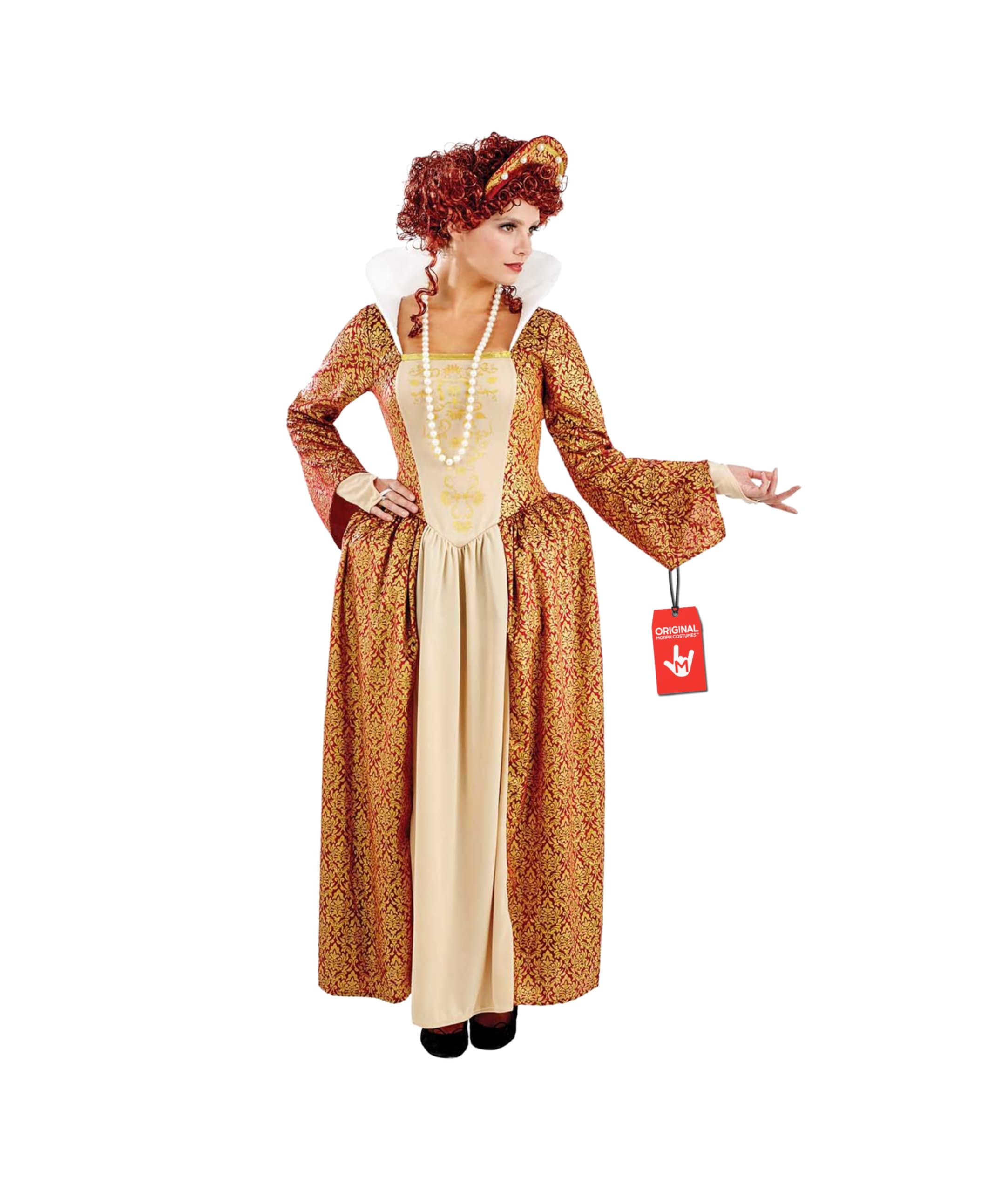 Fun Shack Costume Principessa Medievale Donna, Costume Dama Medievale Donna, Abito Medievale Donna, Costume Carnevale Medievale Donna, Vestito Medievale Donna