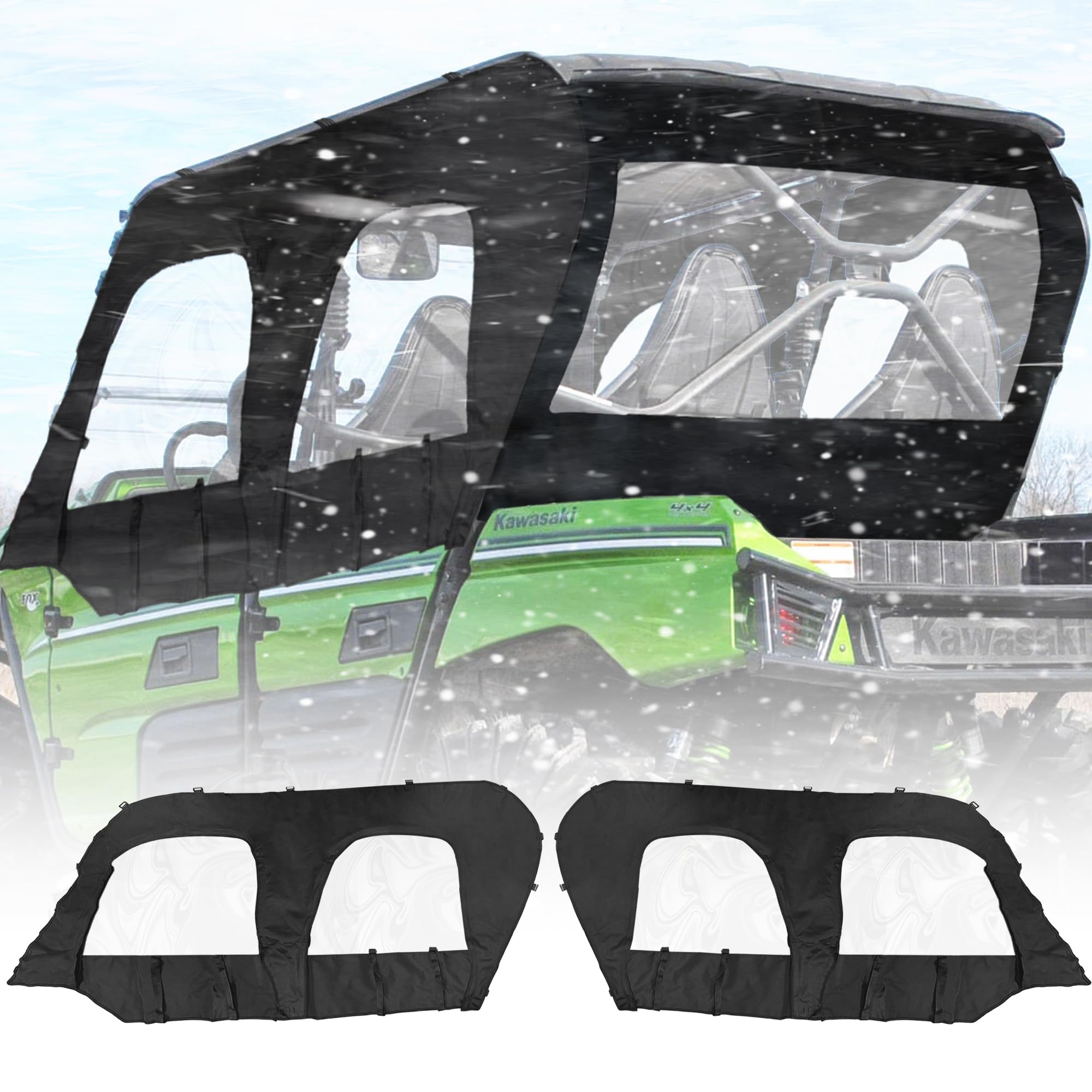Amazon.com: QYMOTO Teryx 4 800 Doors Set, 2 Layers Double Warm