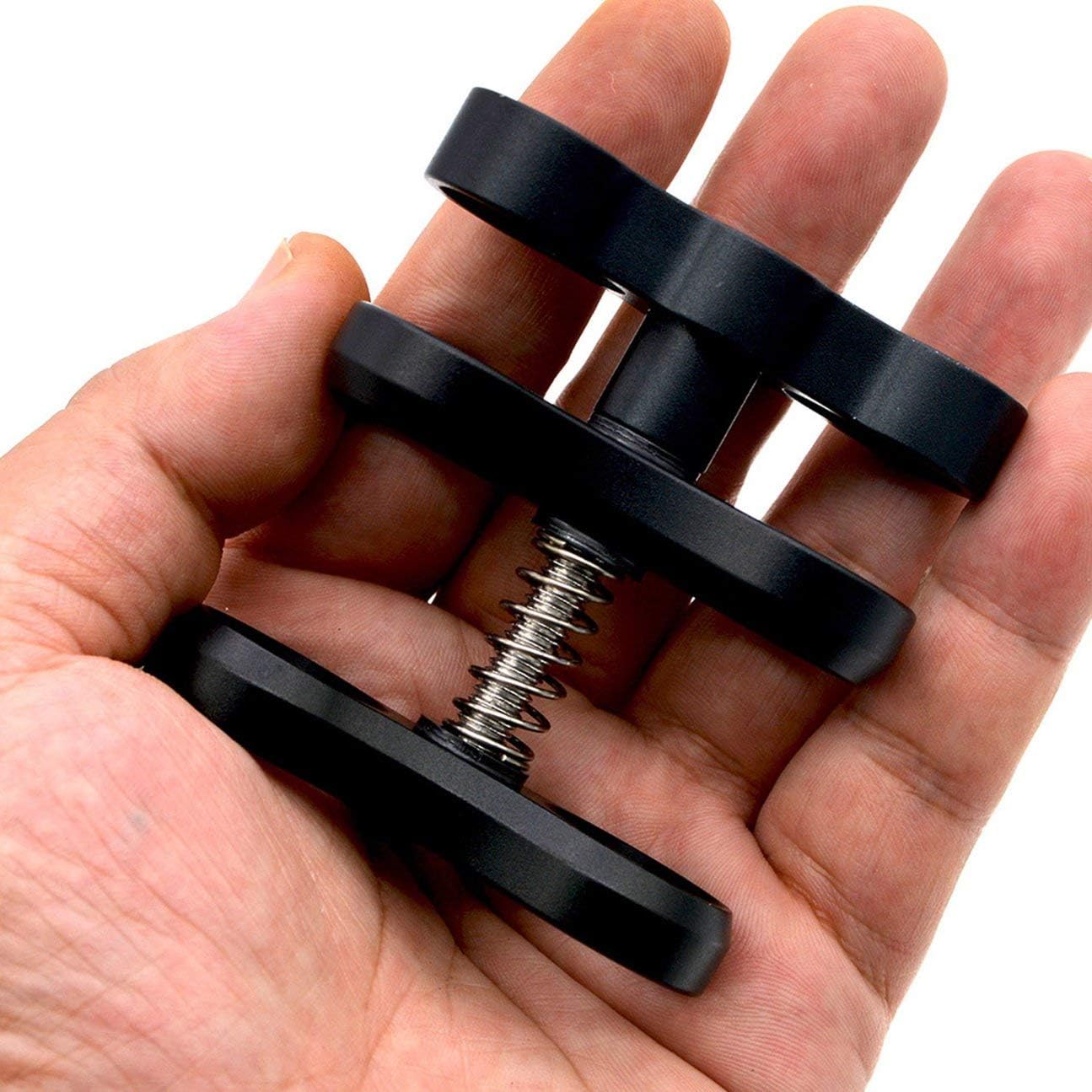 Camera Underwater Tray Single Arm Aluminum Handle Grip with Butterfly Ball Arm Clip Clamp Mount for Camera Underwater Cases black