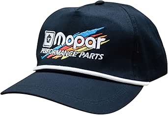 Classic Ropes Black Performance Snapback Cap with Powerline Lite Embroidered Logo