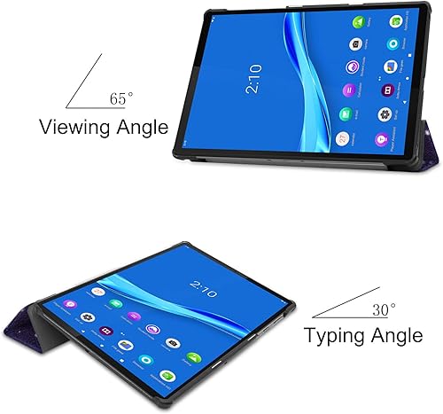 Vista 19 de Funda para Lenovo Tab M10 FHD Plus, ligera, con triple soporte, con función de encendido y apagado automático para Lenovo Tab M10 FHD Plus