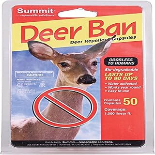 SUMMIT RESPONSIBLE SOLUTN 2001 50 Count Deer Ban Deer Repellent Capsules