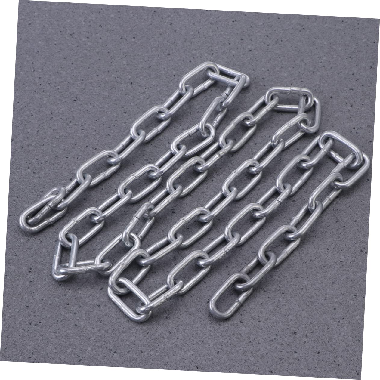 OSOLADY 1 Coil Chain Black Chain Tail Gate Chain Stainless Chain Zinc Plated Link Chain Zinc Plated Chain Galvanized Chain The Chain Link Iron Chain Silver