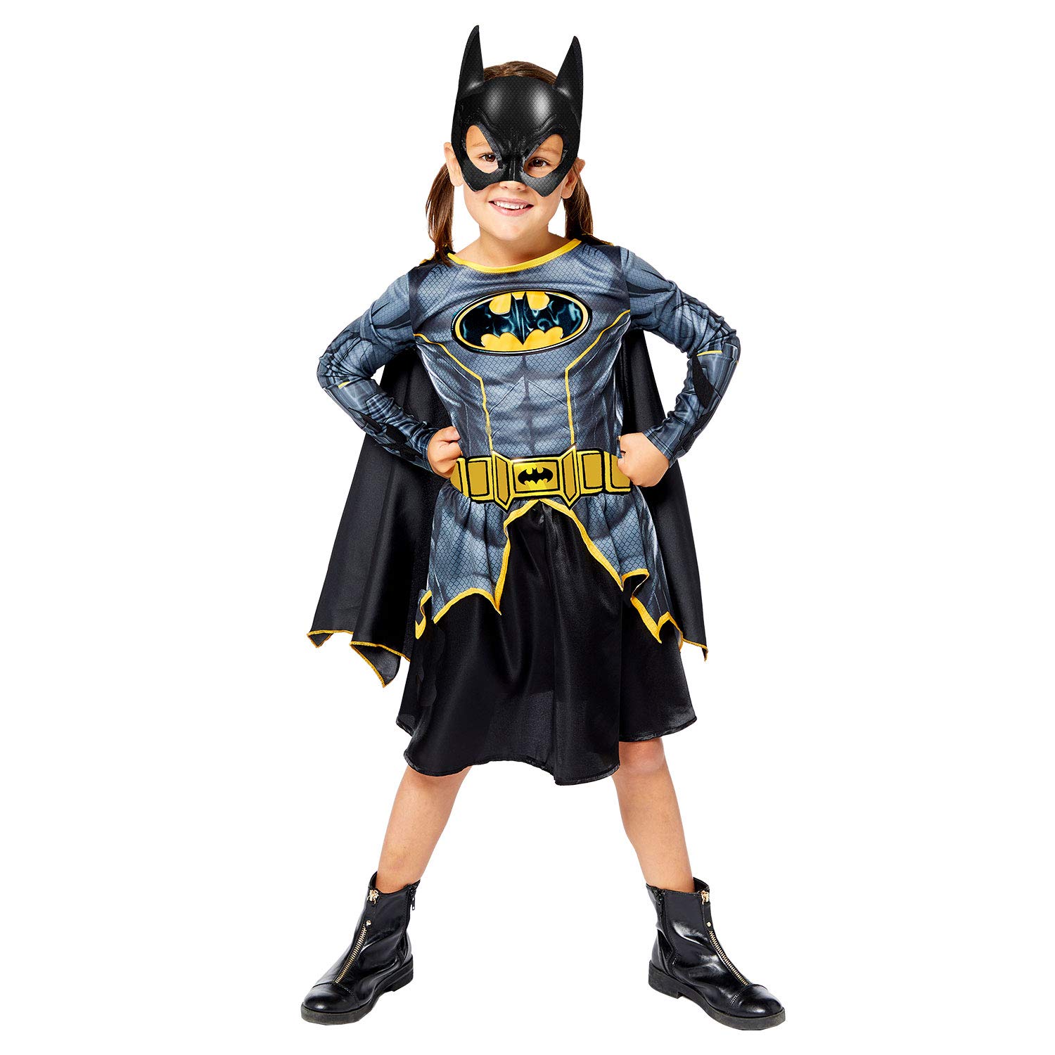 amscan (PKT) (9910110) Child Girls Batgirl Sustainable Costume (10-12yr)