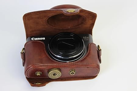 Amazon Canon Powershot Sx7 Hs カメラケースsx7 Hs ケース カバー カメラカバー カメラバッグ ブラウン Cameracase カメラバック ケース