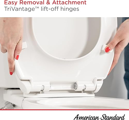 Miniatura 5 de American Standard 5055A65C.021 Vormax - Asiento de inodoro, color hueso