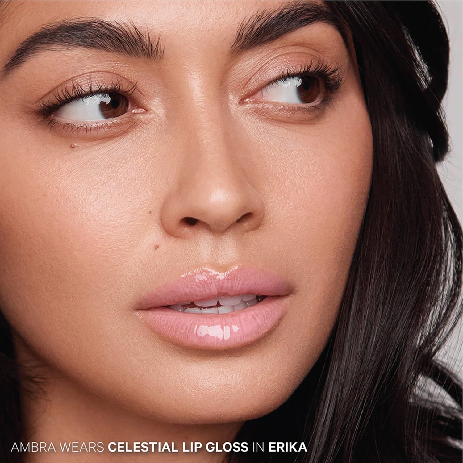 Kevyn Aucoin Celestial Lip Gloss, Erika (creamy semi-sheer pink): Light reflecting shine & sheer. Precision makeup artist applicator. Hydrating, non-stick formula. Multi-dimensional 3D plumping effect