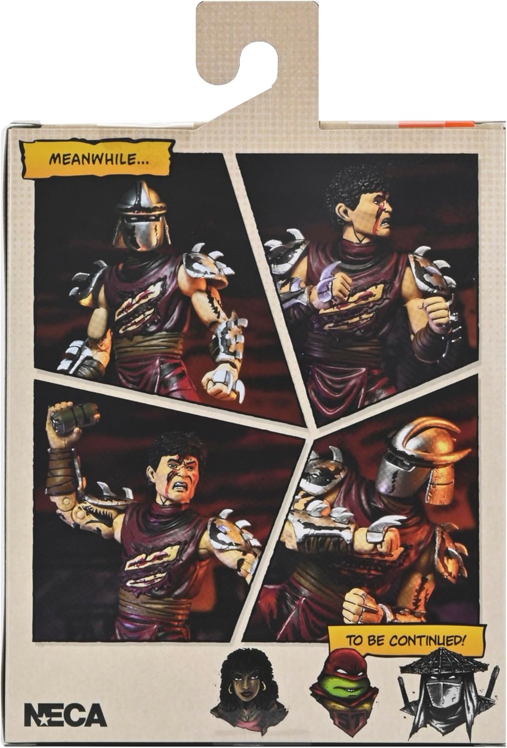 NECA Teenage Mutant Ninja Turtles Mirage Comics Battle Damaged Shredder 7" Scale Action Figure