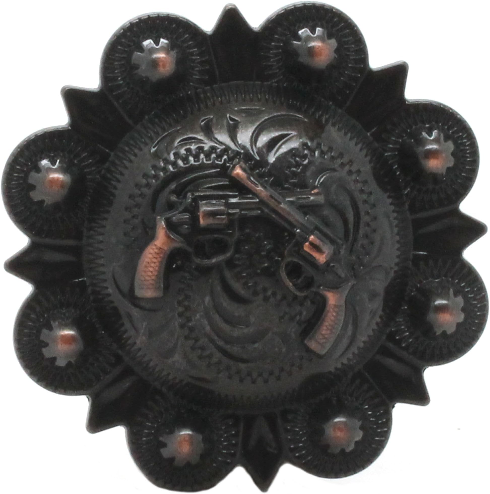 Berry Concho Rust Copper Plated Screw Back 2" 7932-61