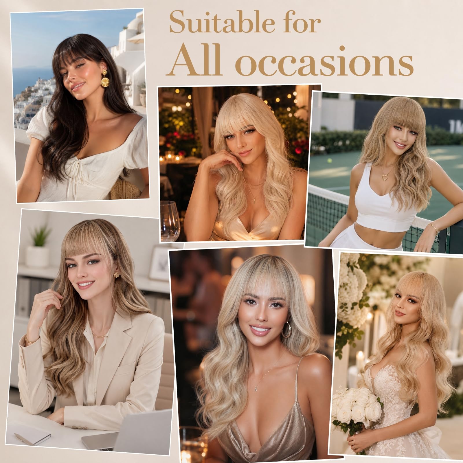 Rich Choices Pony Haarteile Echthaar für Damen Remy Human Hair Topper Echthaar 360°3D‑Abdeckung Haartopper Natürlicher Haarwirbel Oberkopf Clip in Haarteile mit Pony 25cm #2 Dunkelbraun