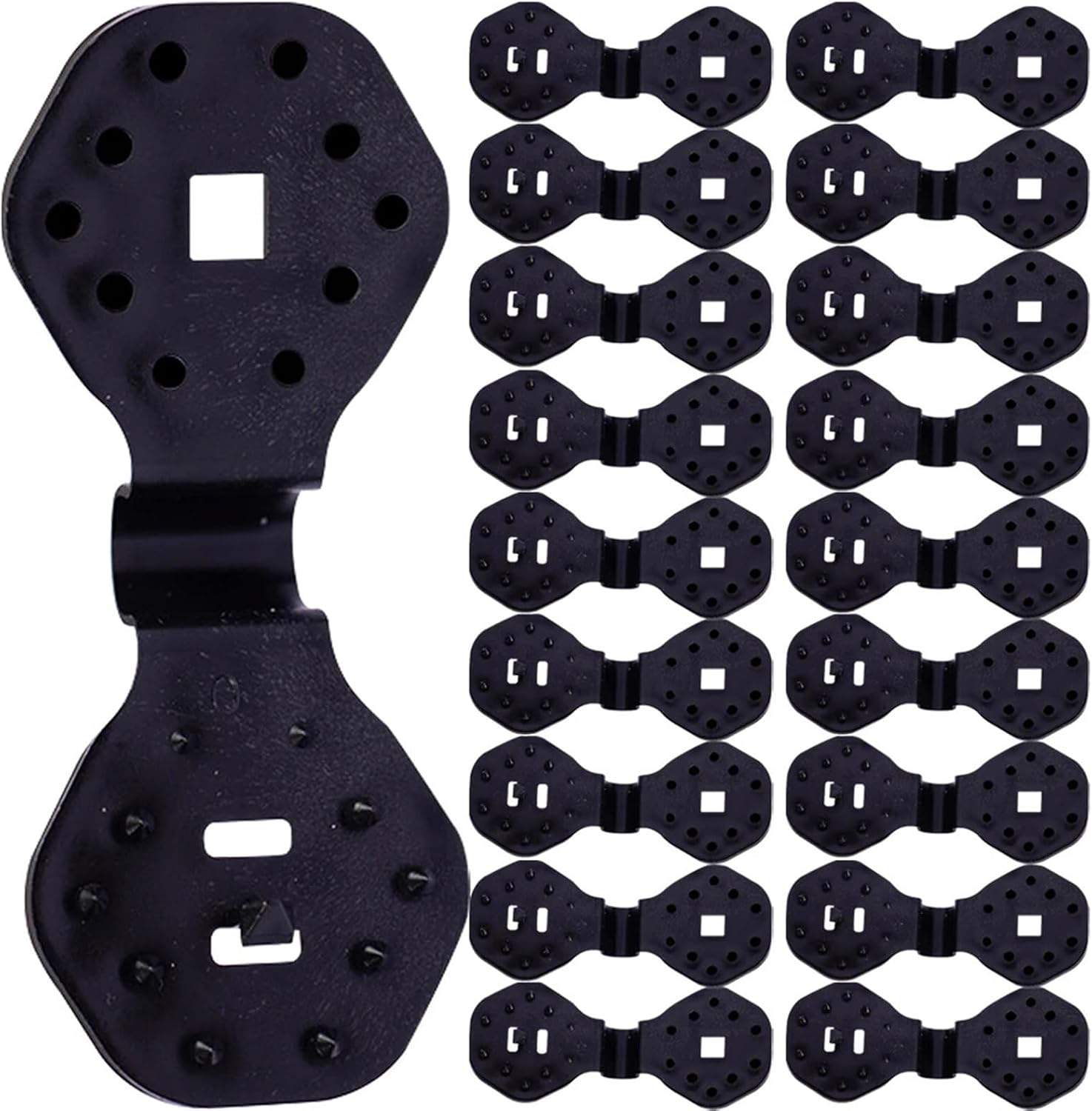 Shade Cloth Heavy Duty Lock Grip 300 Pcs Fabric Clips: Shade Cloth Grommet Clamps for Garden Net Mesh, Backyard & Greenhouse Fixing