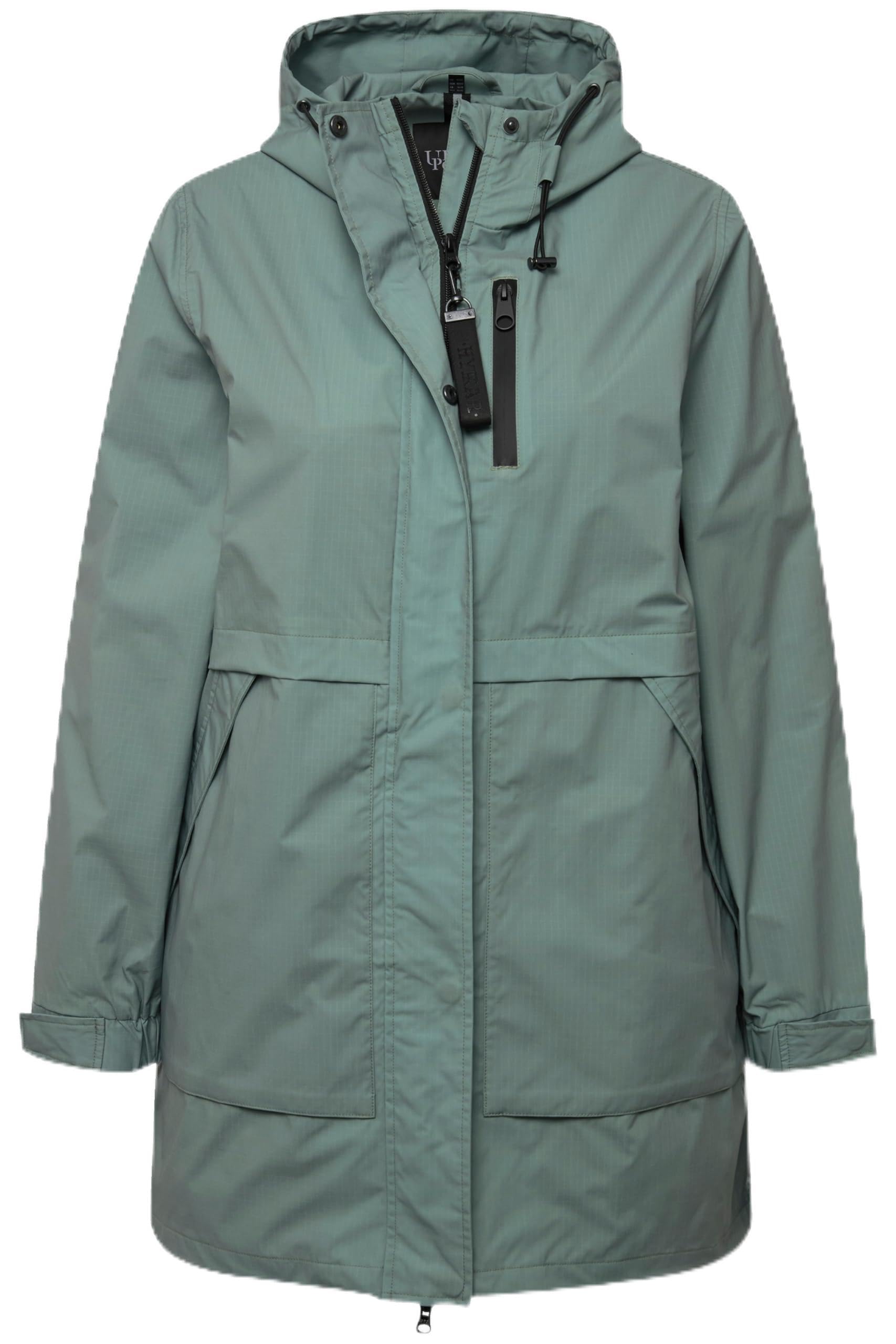 Ulla Popken Damen große Größen Übergrößen Plus Size HYPRAR Parka, Kapuze, recycelt 825469
