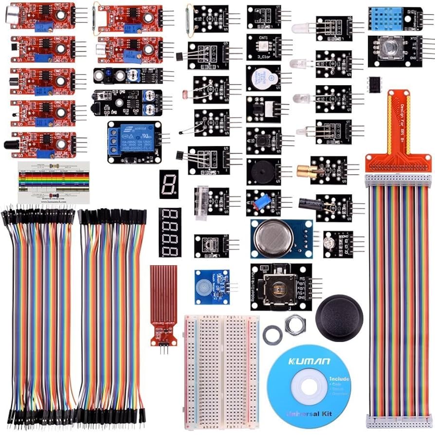 Raspberry Pi 4 電子工作セット Raspberry Pi用 学ぶ電子工作キット 演習用パーツセット 電子