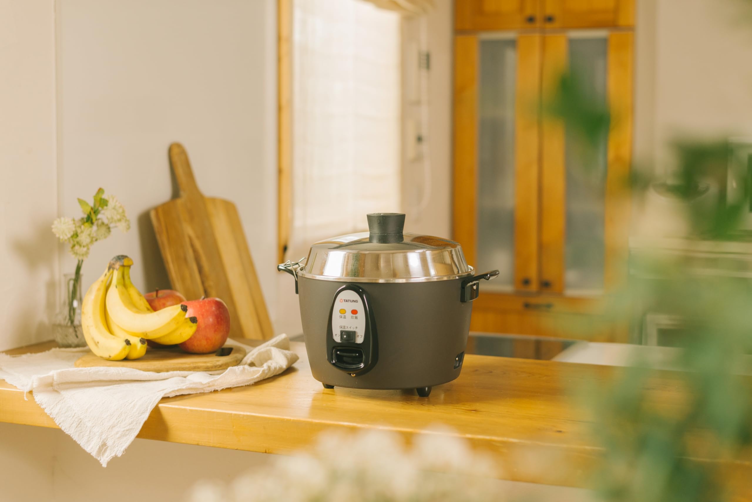 Amazon | 大同電鍋(電気釜) 炊飯器 6合 外鍋ステンレス製ー 