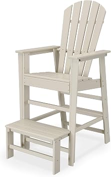 POLYWOOD SBL30SA South Beach Lifeguard Chair, Sand