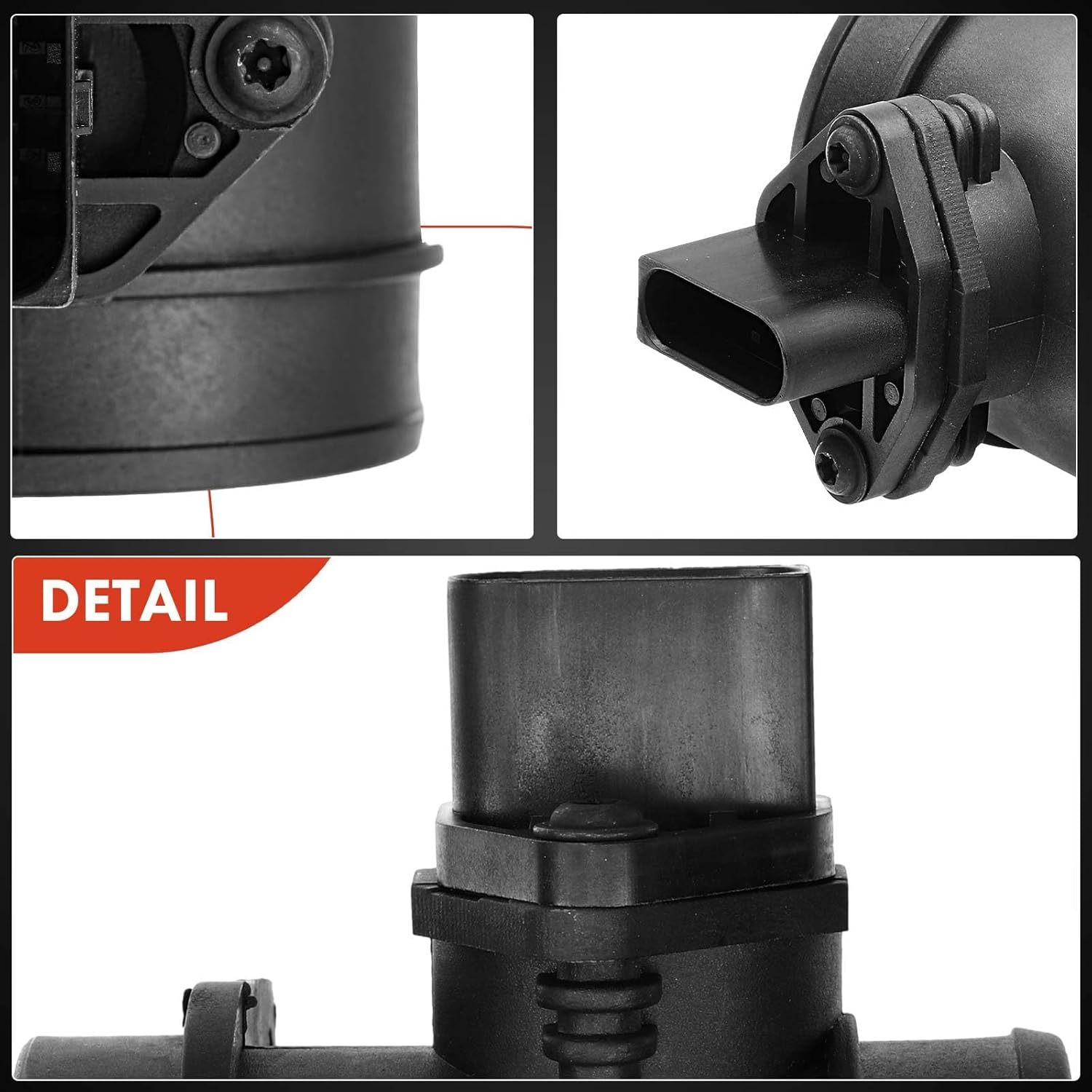 A-Premium Mass Air Flow Sensor Meter Assembly [5-Pins] Compatible with Audi A3 Quattro 06-09, TT Quattro 04-06 08-09 & Volkswagen Passat 02-04, Touareg 04-06, Eos 07-08, R32 08 - DOHC