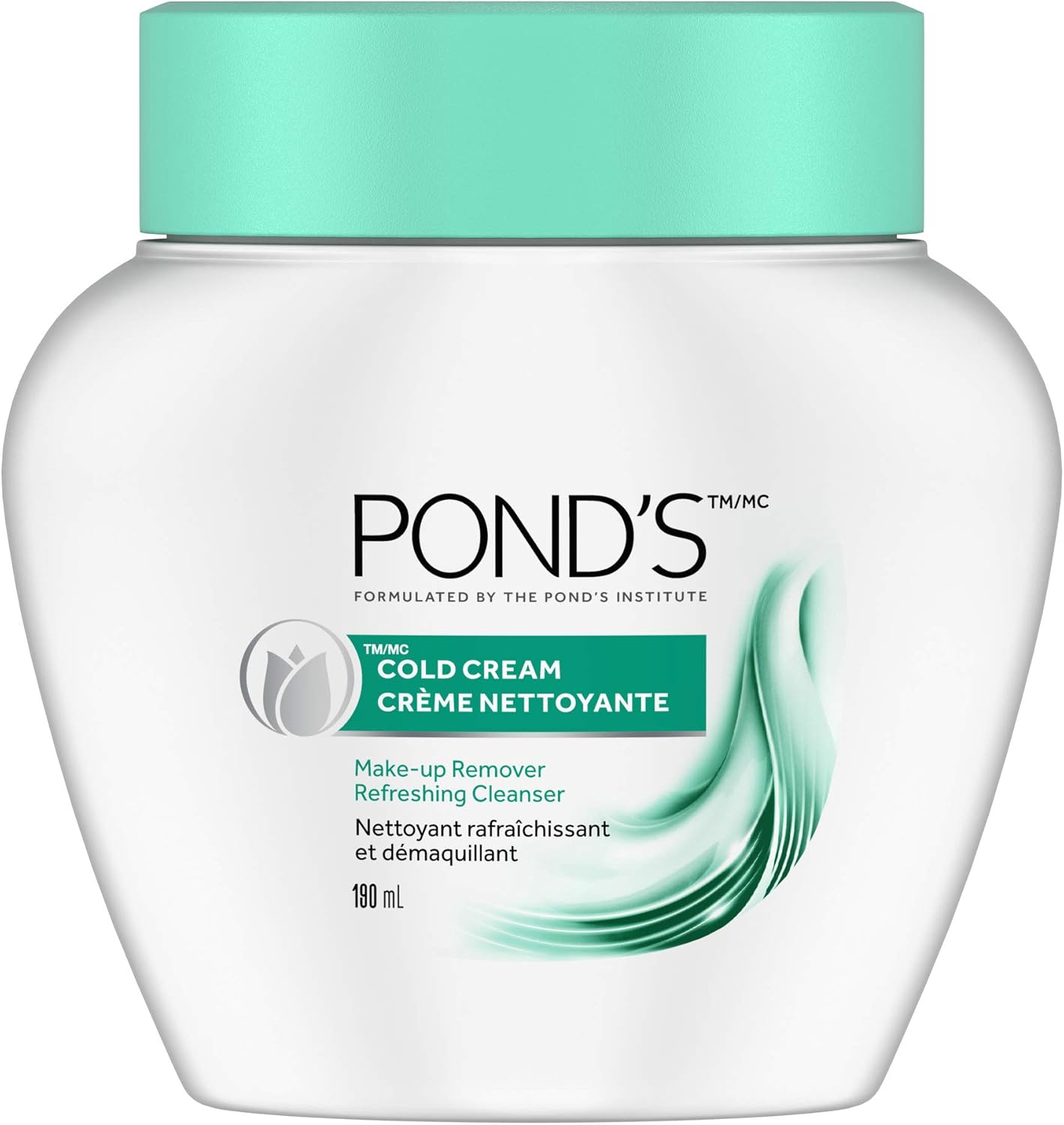 Pond's Cold Cream for normal or dry skin Make-up Remover and Refreshing Cleanser dermatologist tested 190 ml