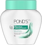 Pond's Crème froide pour peau normale ou sèche Dégraissant de maquillage et nettoyant rafraîchissant testé dermatologue 190 ml