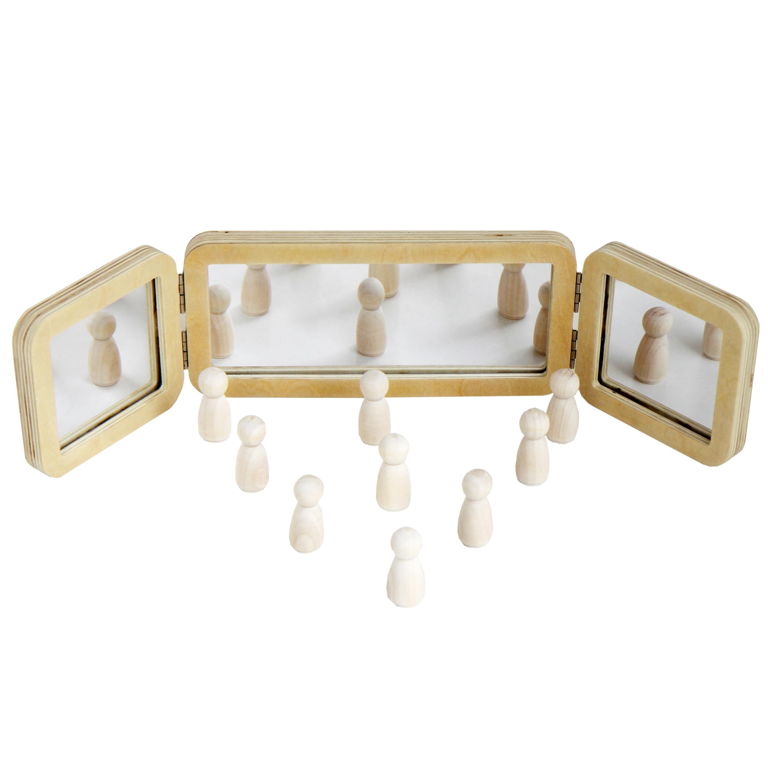 Amazon.com: SZREGGIO Tummy Time Mirror, 3 Panels, Montessori