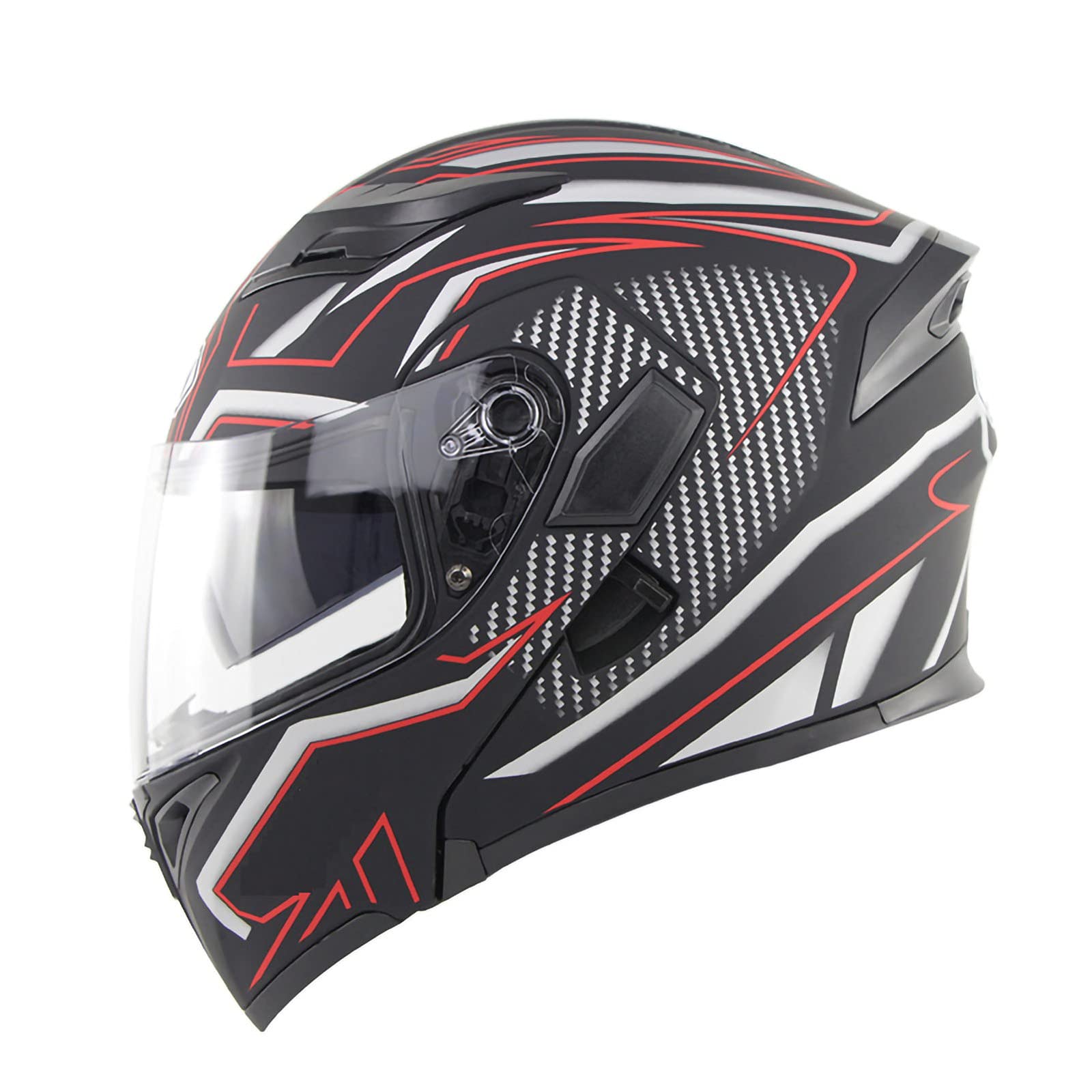 Casco Abatible Delantero Para Motocicleta, Aprobado Por ECE, Ligero, Para Motocicleta,Street Bike Crash, Casco Modular Con Visera Doble Antivaho Para Jóvenes, Hombres Y Mujeres B,XL