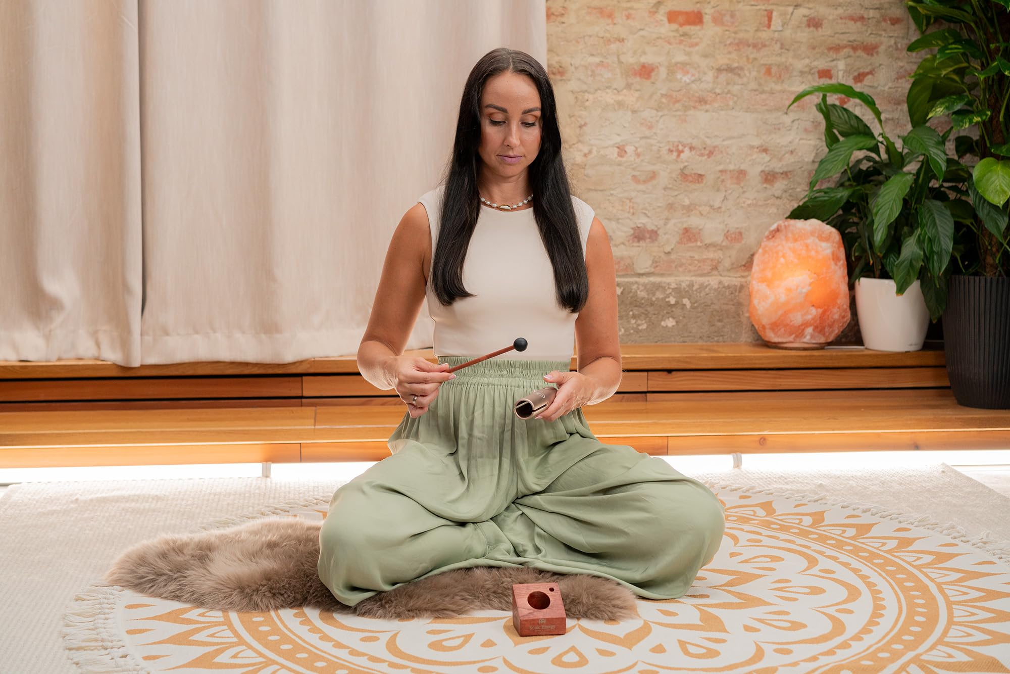 Wah-Wah - Campanello tubolare, 432 Hz, ideale per meditazione, guarigione del suono e yoga