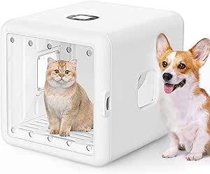 CAARANY 犬 猫 ペットドライルーム 65L大容量 ドライハウス 静音