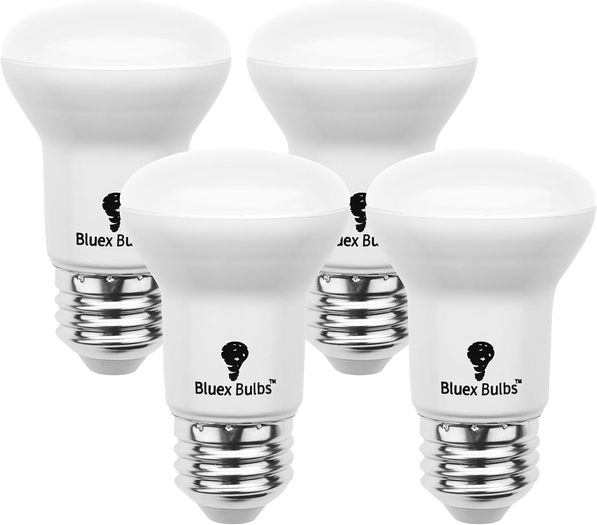 4 Pack R16 LED Bulb 4W E26 Base Mini Reflector Floodlight Light Bulb Dimmable 3000K Warm White - 40W Equivalent - Mini Light Bulbs, Short Light Bulbs, Curio Cabinet Light Bulb, R16 Bulb Flood Light