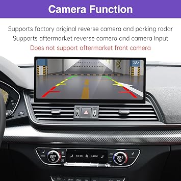 2026 12.3 CarPlay Android Auto Screen for Audi Q5 MIB System