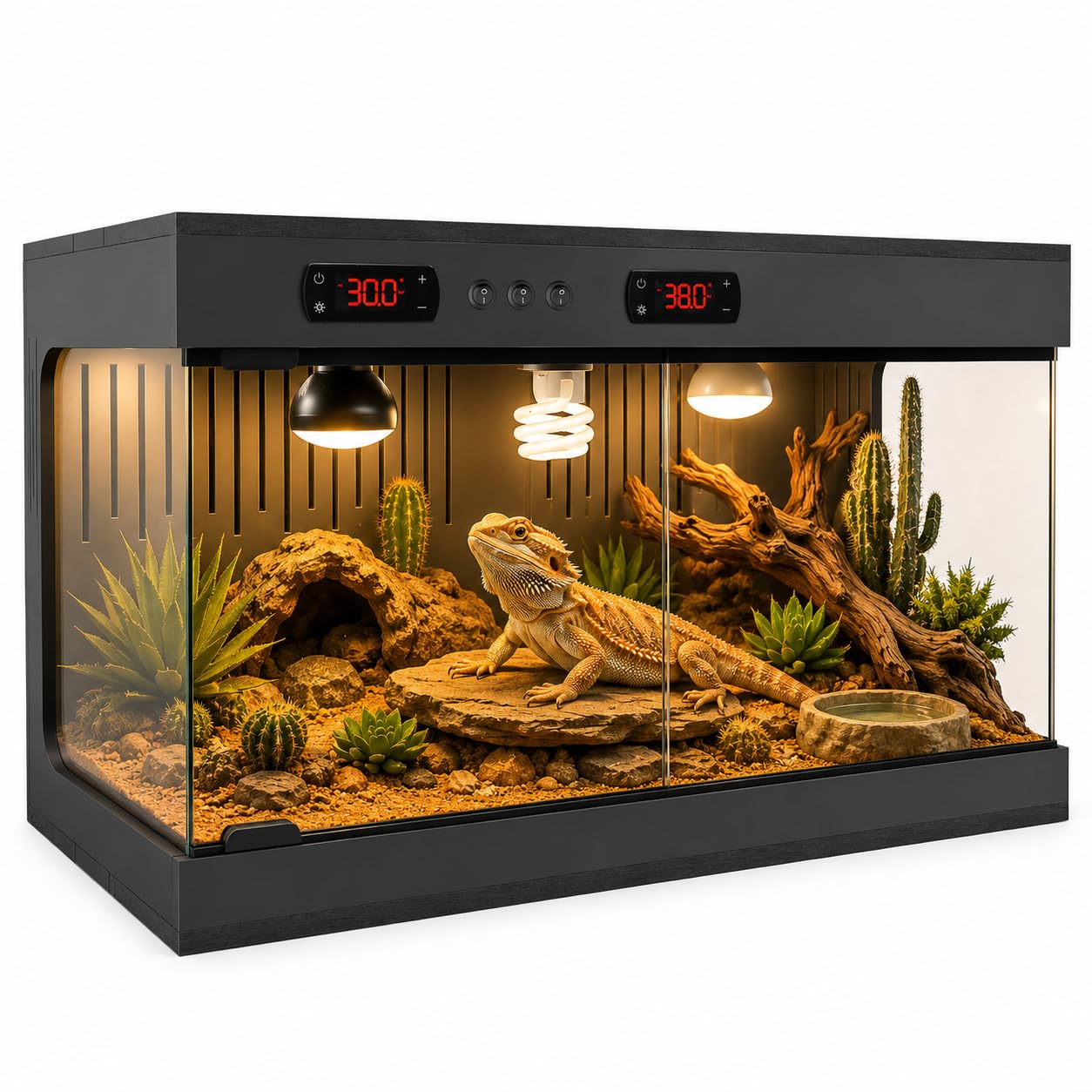 Photo 1 of Nijsaku PVC Reptile Terrarium Tank, 33 Gallons