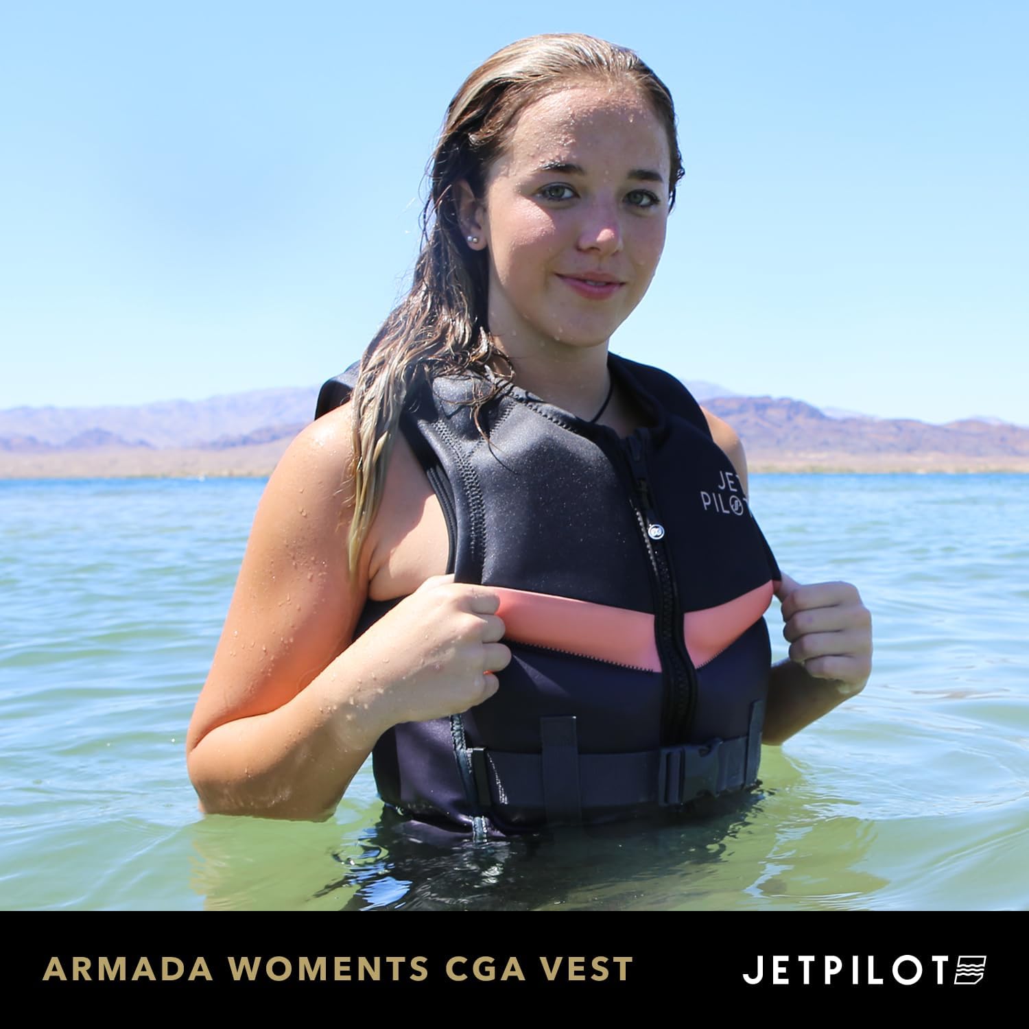 Jetpilot Women’s Lifevest. Armada Neoprene Coast Guard Approved Life Jacket PFD