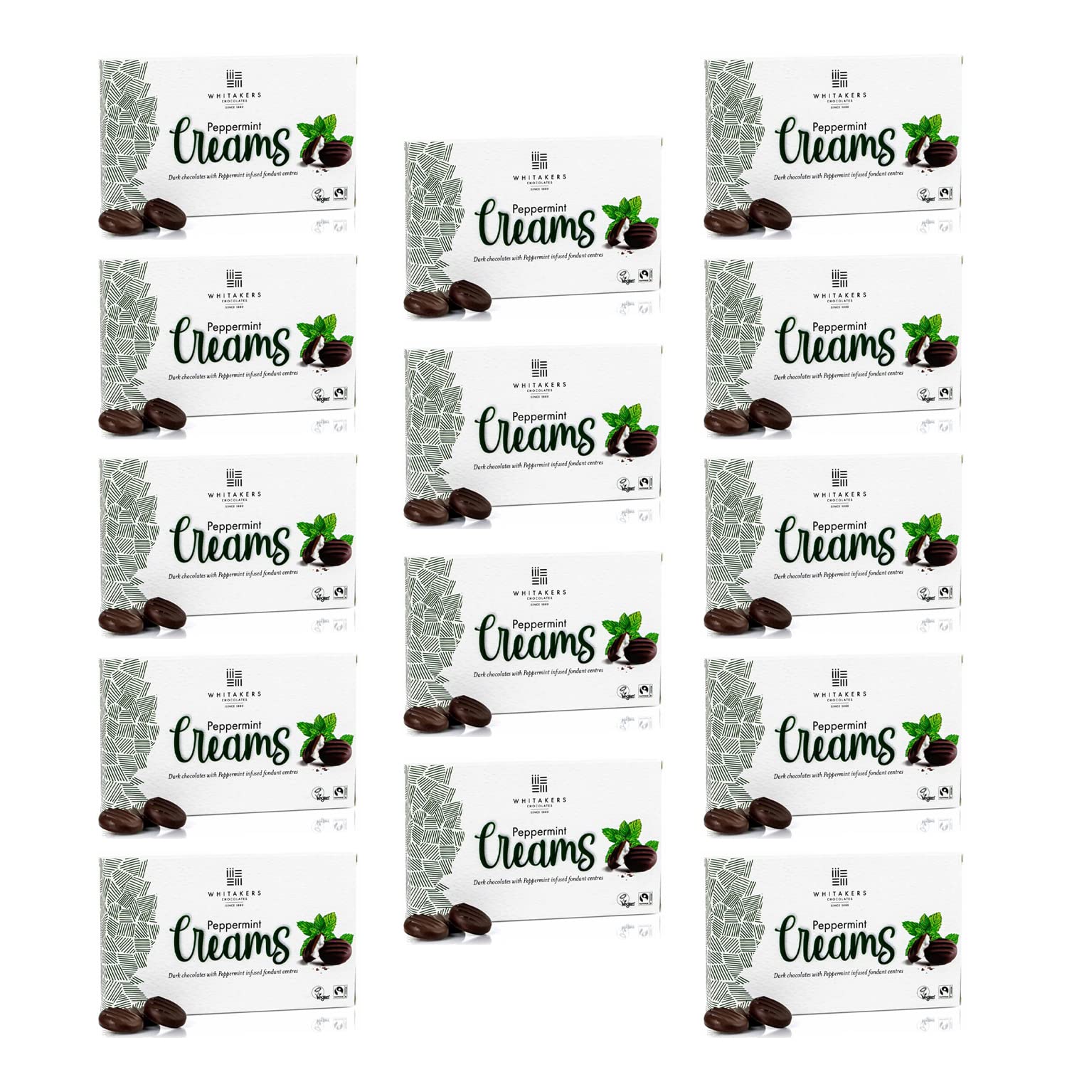 Whitakers | Dark Chocolate Peppermint Creams | 14 x 150g