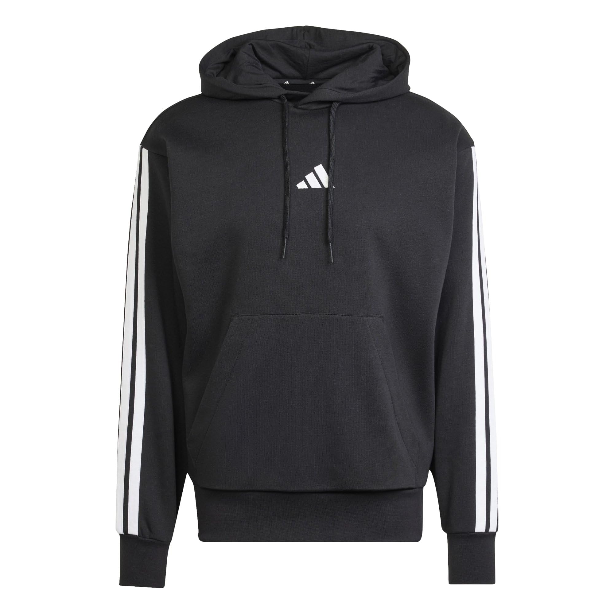 Adidas Herren Essential Three Stripes Fleece Hoodie