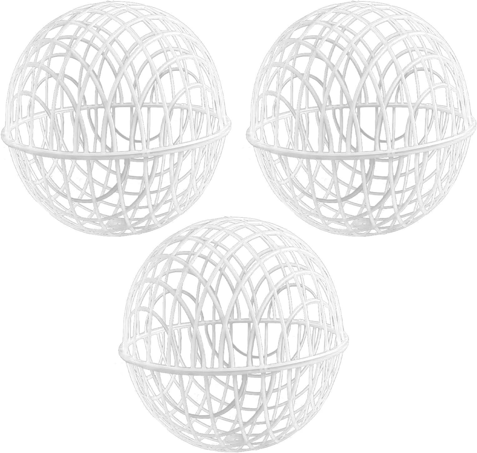 Chicken Cage Ball - 3pcs Rolling Spherical Poultry Cage | Detachable Mesh Chicken Cagge for Rabbits Ducks Chickens | Outdoor Farm Garden Exercise Housing for Poultry