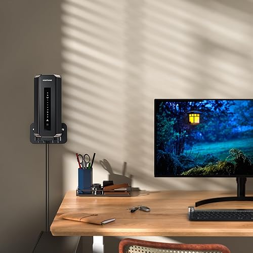 Miniatura 7 de XLTTYWL Orbi 370 - Kit de montaje en pared, soporte de montaje Orbit 7, optimiza el espacio, compatible con sistemas de malla Orbi 7 y enrutadores