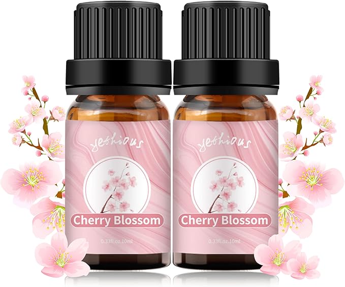 yethious 2 Pack Cherry Blossom Essential Oil 100 Pure Organic Cherry
