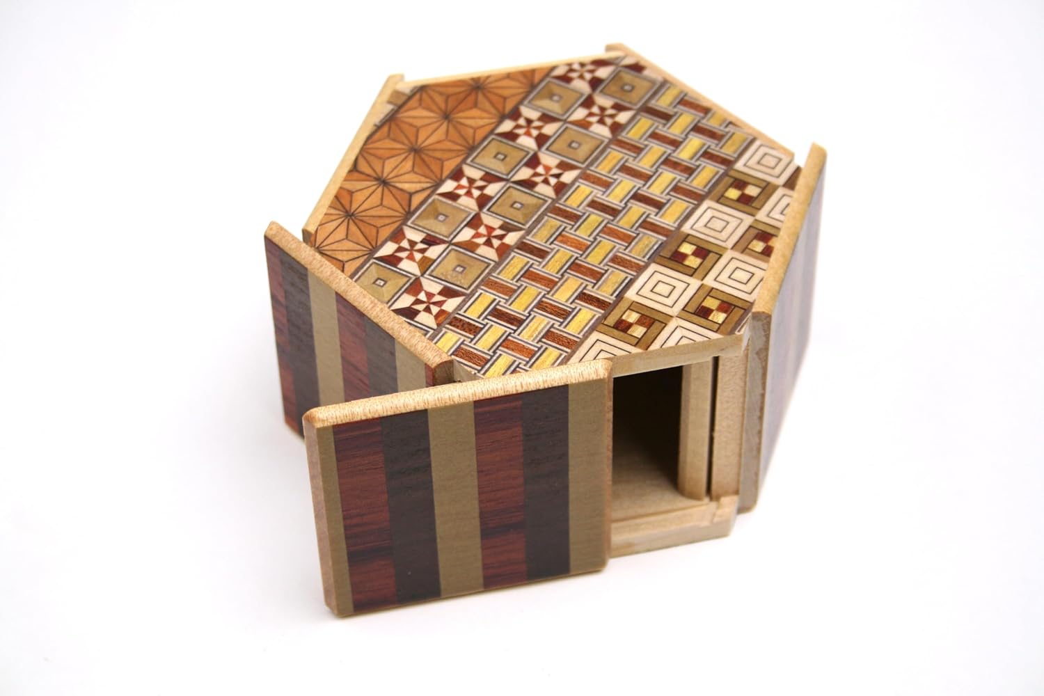 Japanese Puzzle Box 6steps Hexagon