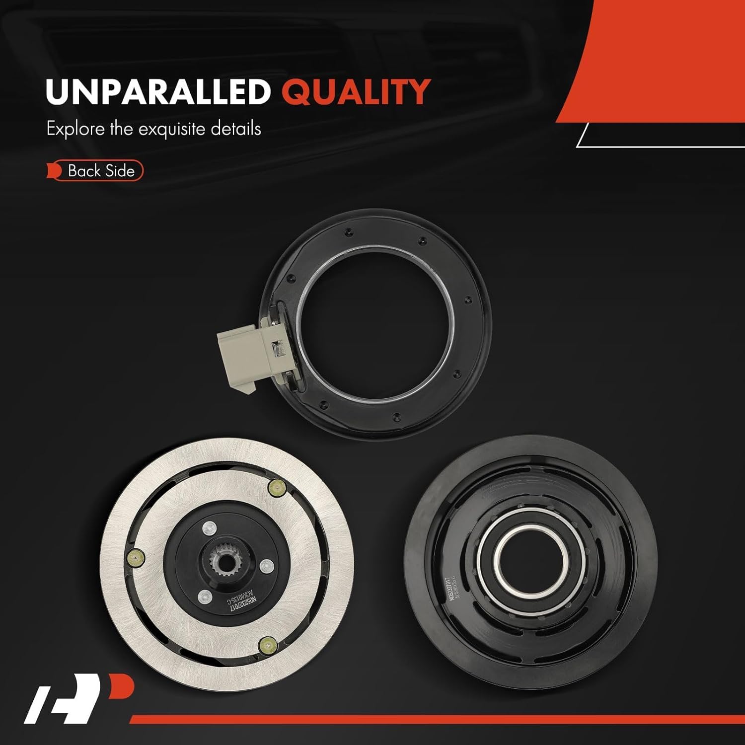 A-Premium A/C Compressor Clutch Kit Compatible with Ford F-150 2003, E-150 E-250 Econoline, Excursion, Expedition & Lincoln Navigator 1998-2001