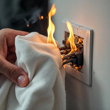 Yangın Battaniyesi *Askısı ile,Fire Blanket 1m x1m (40 inch x 40 inch)