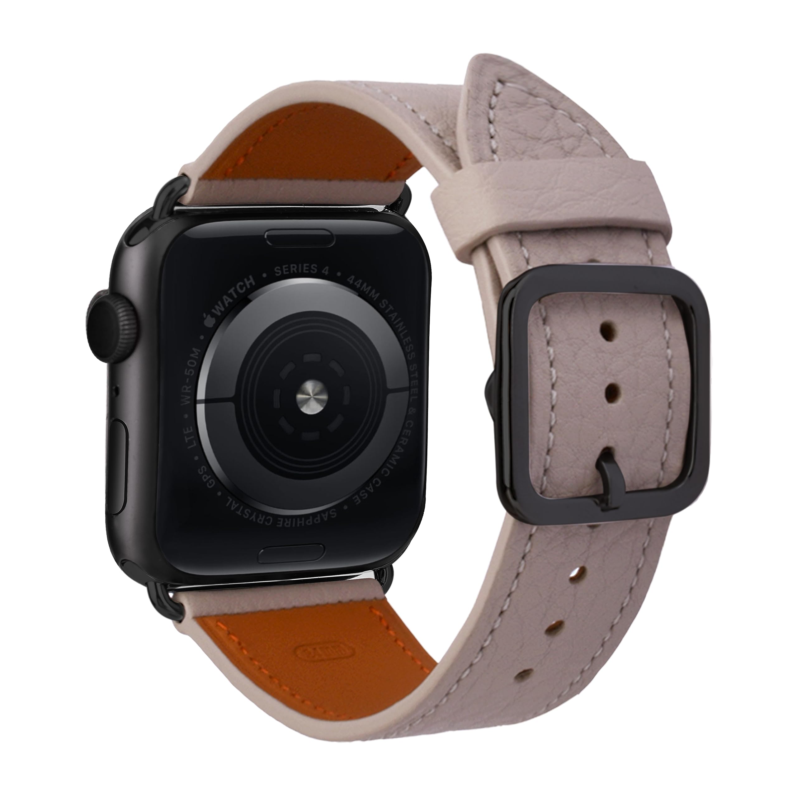 Gomvadr Italian Genuine Leather Band Compatible with Apple Watch Series 9/8/7/6/5/4/3/2/1/SE Band 45mm 44mm 42mm 41mm 40mm...