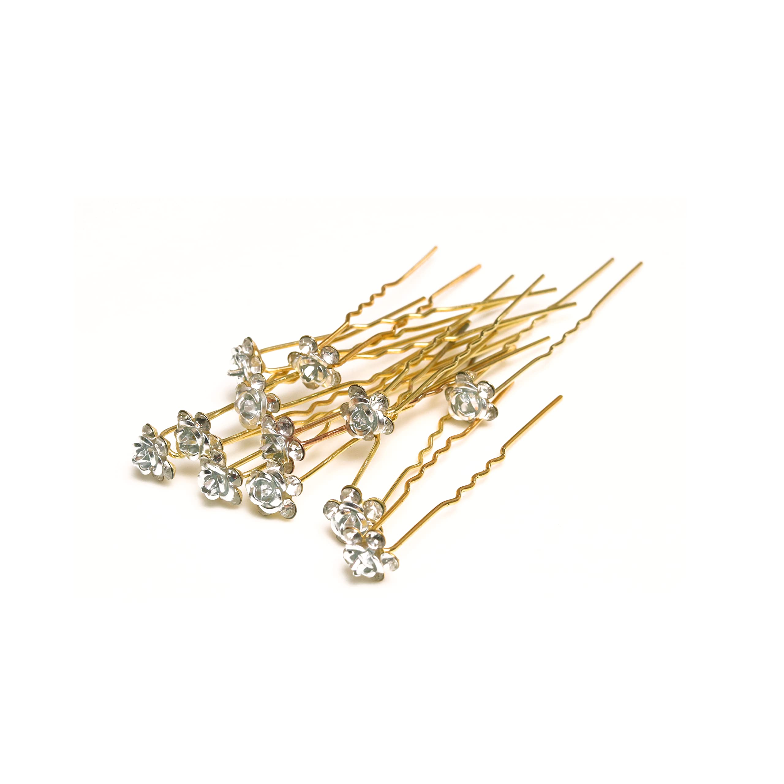 Juda Pins for Women and Girls (Set of 12) (Silver) 3