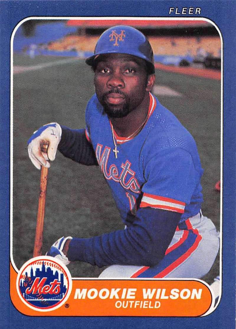 【桃太郎】ベイブルース　アンティークカード　野球 Amazon.com: 1986 Fleer Baseball #97 Mookie Wilson New York Mets
