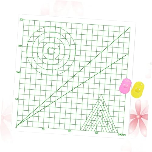 EXCEART Impresora 3D Impresora 3D Almohadilla de dibujo Silicona Diseño Mat Silicona 3D Pen Mat Placa base Impresión Pluma Suministros Finger Cot