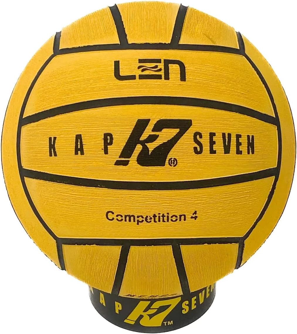 KAP K7 SEVEN KAP7 Size 4 COMP Water Polo Ball (Yellow)