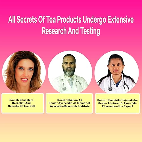 Miniatura 2 de Secrets Of Tea Fertility Tea with Organic Chasteberry & Red Raspberry Leaf to Help With Conception, Ovulation and Regular Menstrual Cycles, 40 Cups
