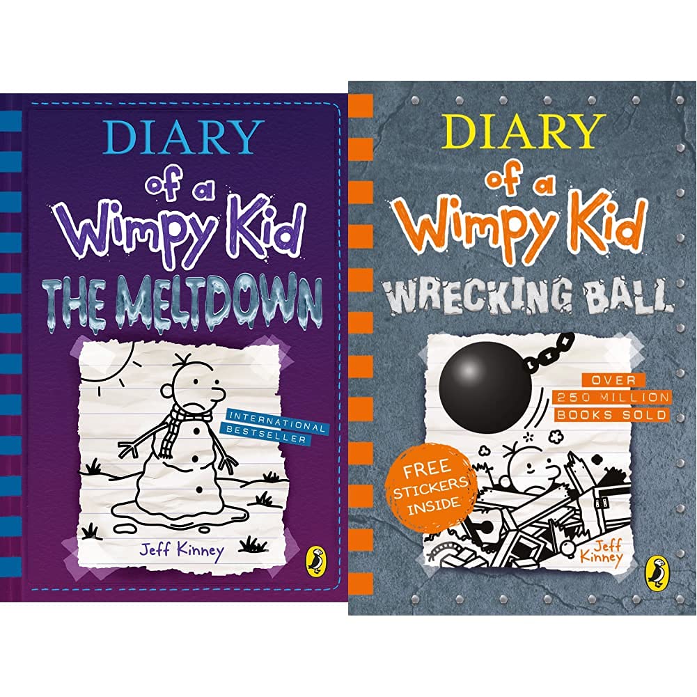 Diary of a Wimpy Kid: Book 13 & 14 - The Meltdown & The Wrecking