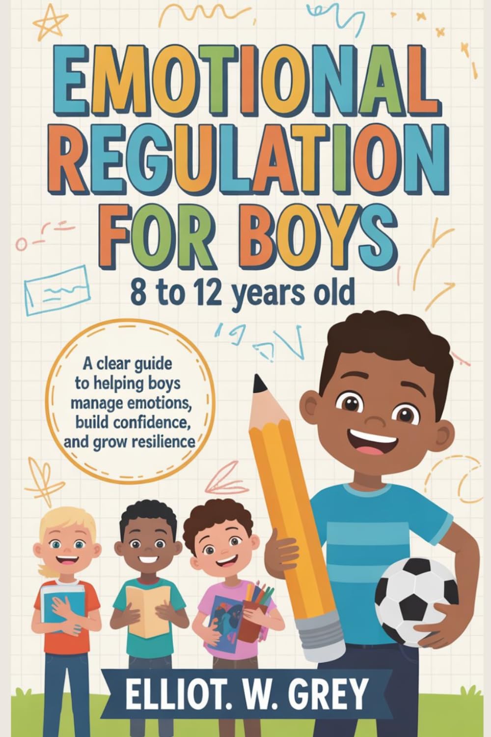 EMOTIONAL REGULATION FOR BOYS 8 TO 12 YEARS OLD: . A Clear Guide to Helping Boys Manage Emotions, Build Confidence, and Grow Resilience
