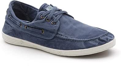 Natural World Eco 303E Bootschoenen, veganistisch, stof, voor heren