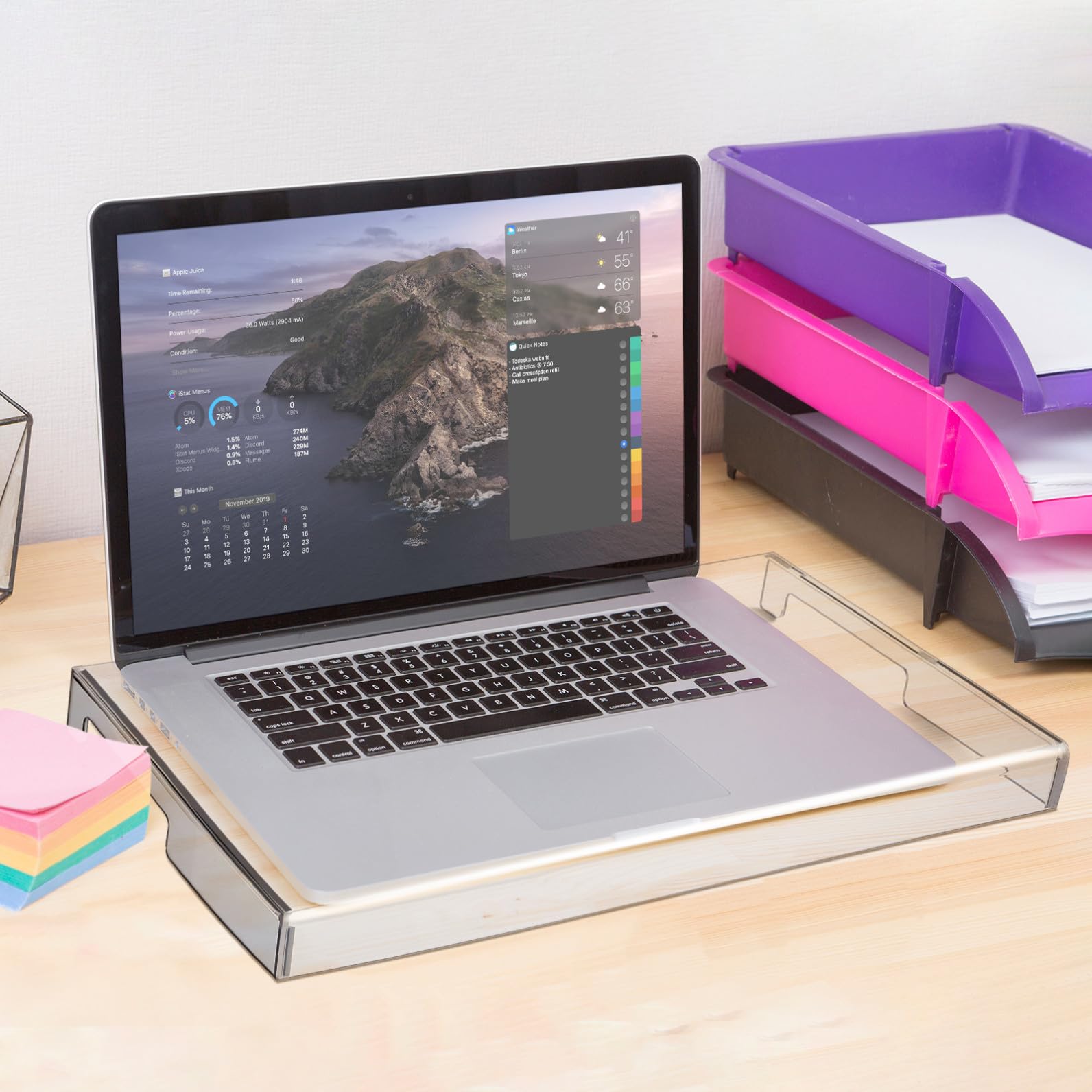 Funda Protectora Teclado Acrílico Transparente para Portátil