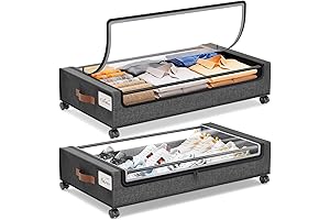 Yecaye Underbed Storage with Wheels